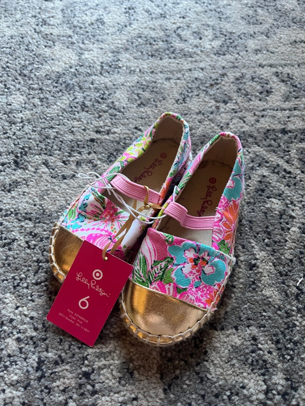 Lilly Pulitzer for Target Girls Floral Moccasins